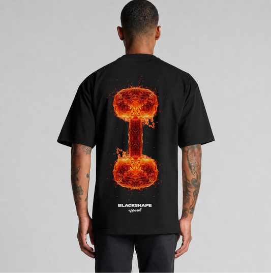 012 Dumbbell Psychedelia - Heavy Oversized T-Shirt