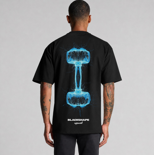013 Dumbbell Psychedelia - Heavy Oversized T-Shirt