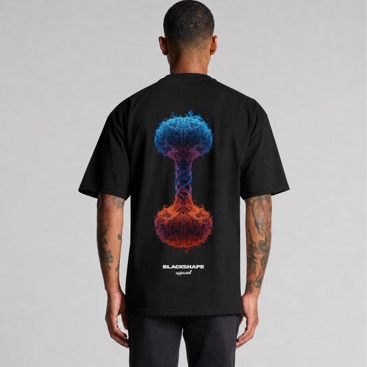 02 Dumbbell Psychedelia - Heavy Oversized T-Shirt