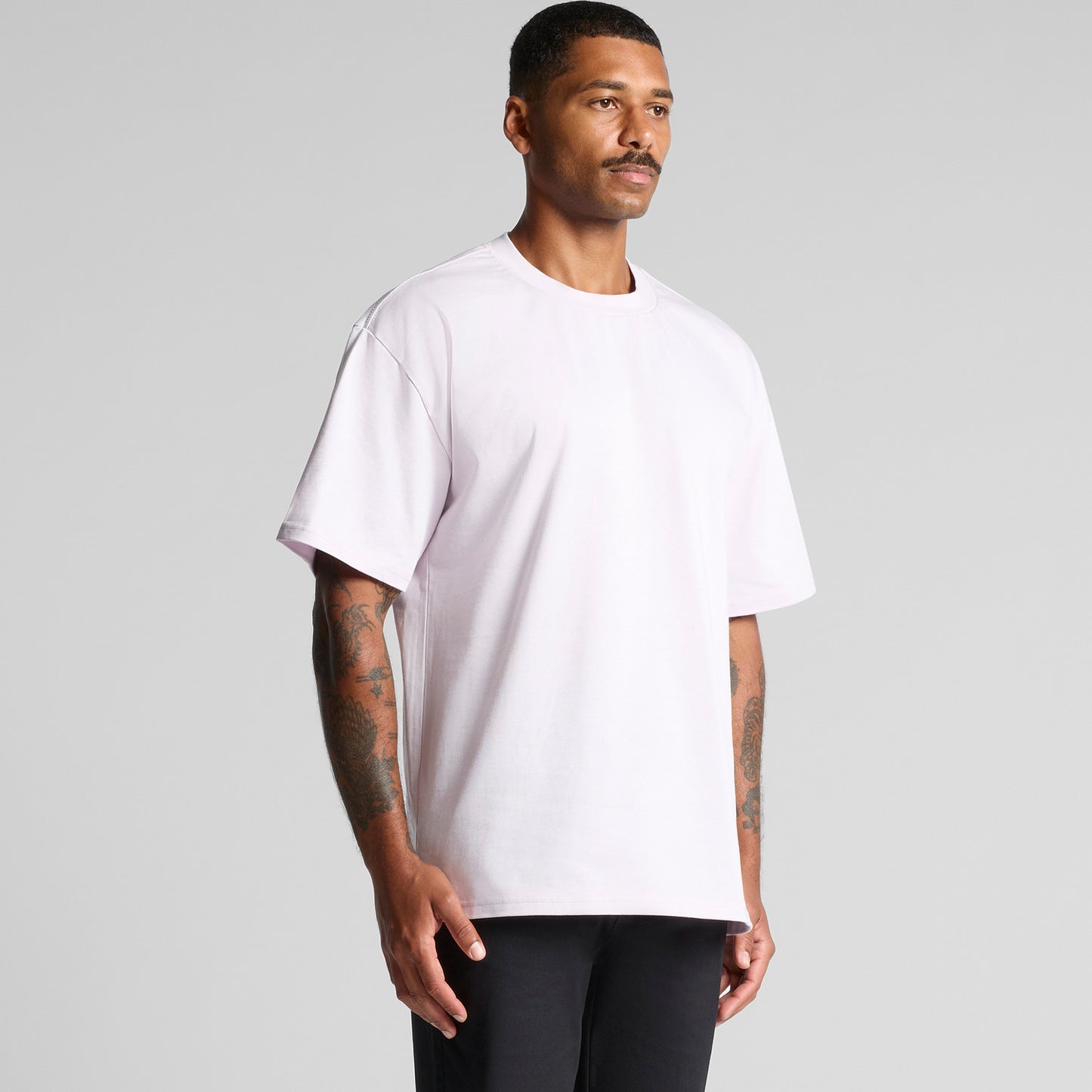 01 Dumbbell Psychedelia Wireframe - Heavy Oversized T-Shirt