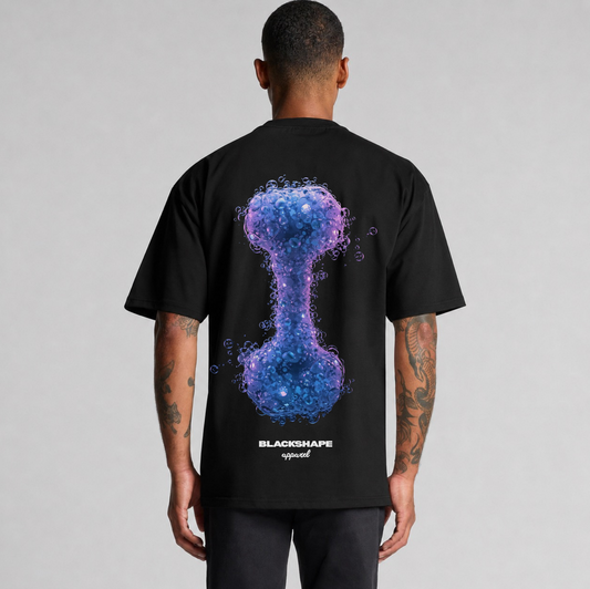 014 Dumbbell Psychedelia - Heavy Oversized T-Shirt