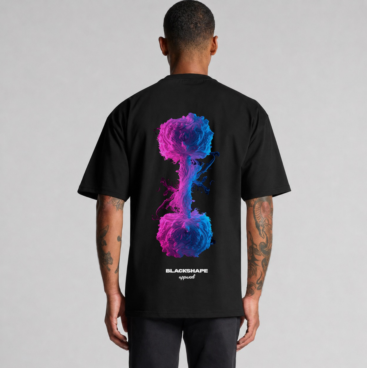 07 Dumbbell Psychedelia - Heavy Oversized T-Shirt