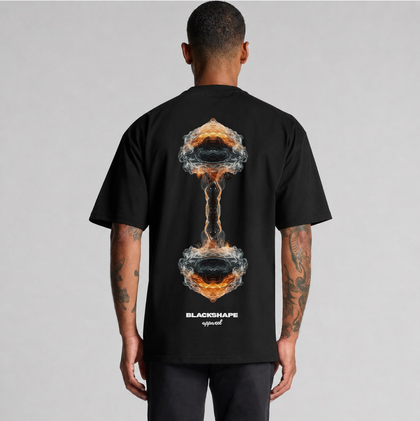 09 Dumbbell Psychedelia - Heavy Oversized T-Shirt