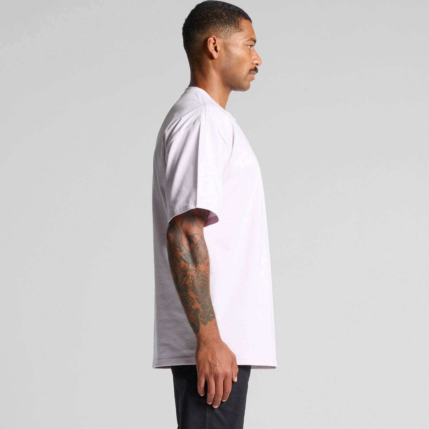 01 Dumbbell Psychedelia Wireframe - Heavy Oversized T-Shirt