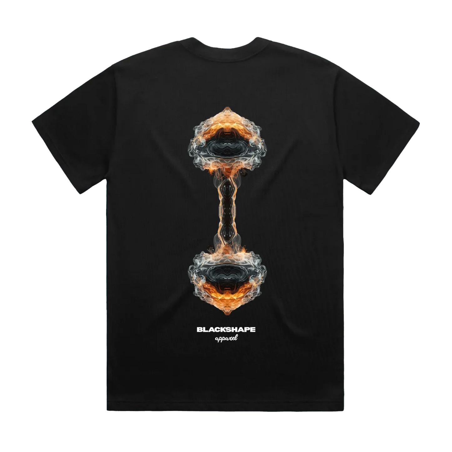 Black back flat lay