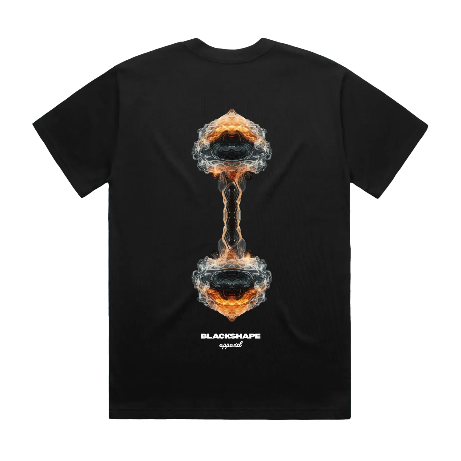 Black back flat lay