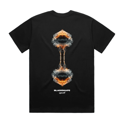 Black back flat lay