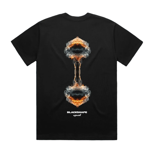 Black back flat lay