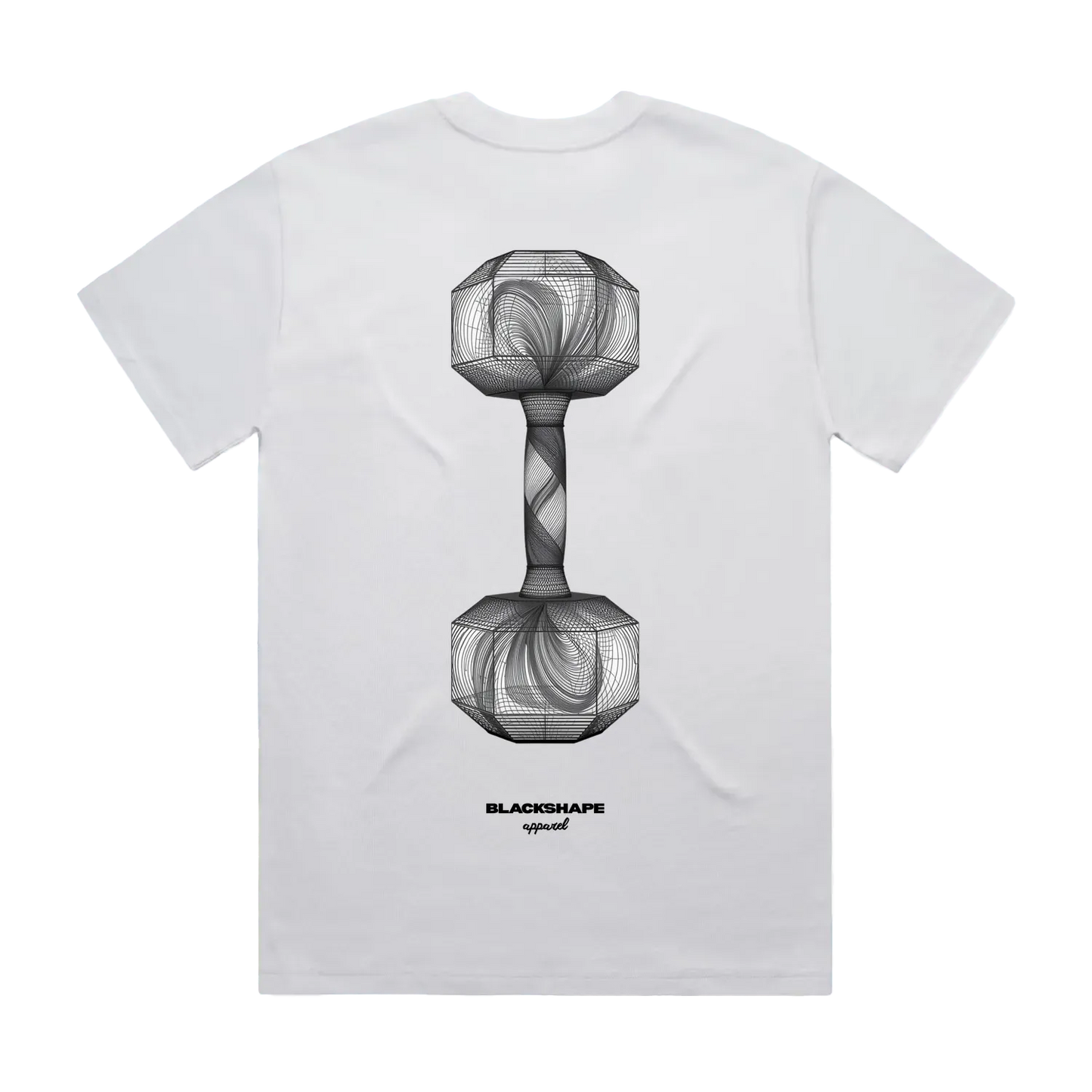 White back flat lay