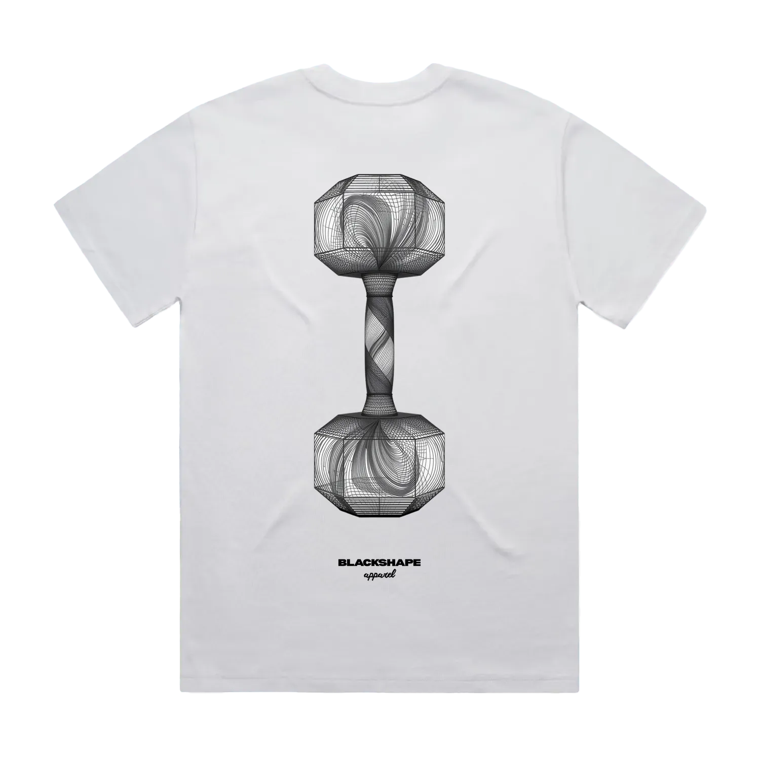 White back flat lay