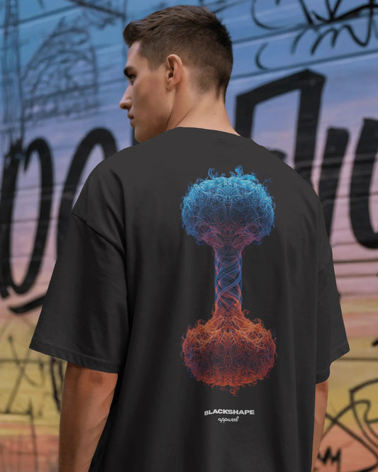 02 Dumbbell Psychedelia - Heavy Oversized T-Shirt